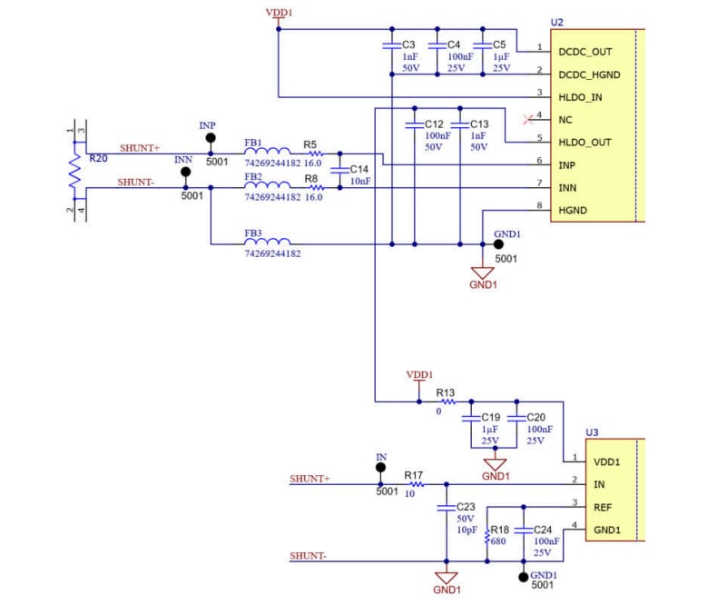 Schematic - Texas Instruments AMC-AMP-200A-EVM Evaluation Module